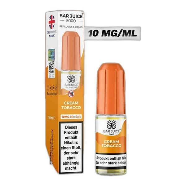 Bar Juice 5000 Cream Tobacco, Produktfoto