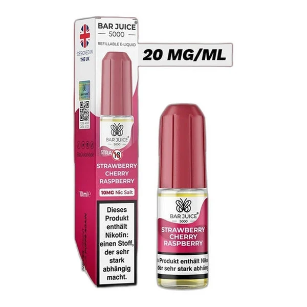 Bar Juice 5000 Strawberry Raspberry Cherry, Produktfoto