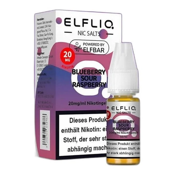 Elfliq by Elfbar Blueberry Sour Raspberry, Produktfoto