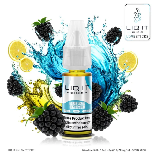 LIQ IT Blue Razz Lemonade, Produktfoto