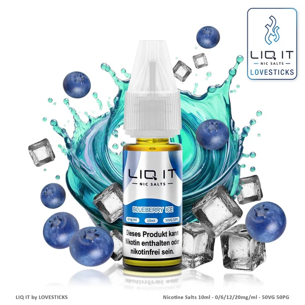 LIQ IT Blueberry Ice, Produktfoto