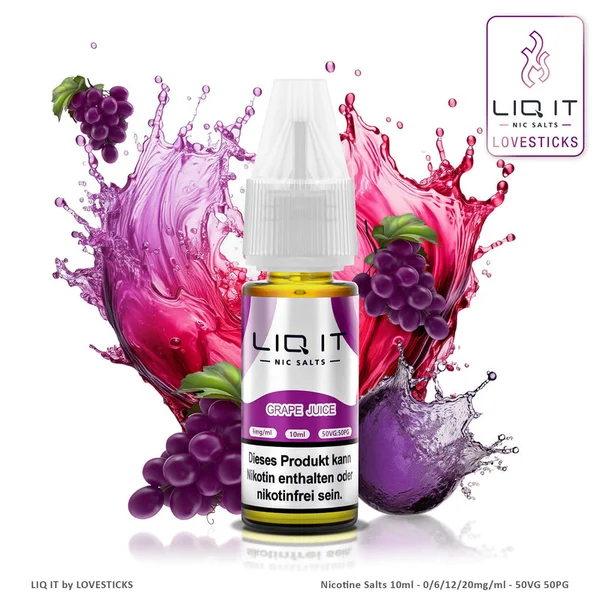 LIQ IT Grape Juice, Produktfoto