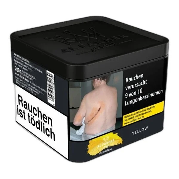 Al Fakher Yellow, Produktfoto